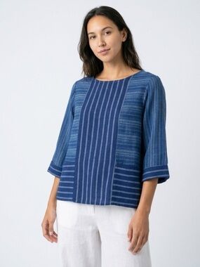 NWOT Habitat pullover linen blouse/tunic